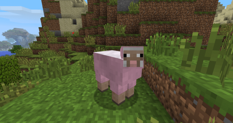Minecraft Pembe Koyun